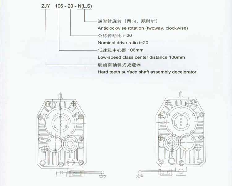 ZJY型軸裝式圓柱齒輪減速器