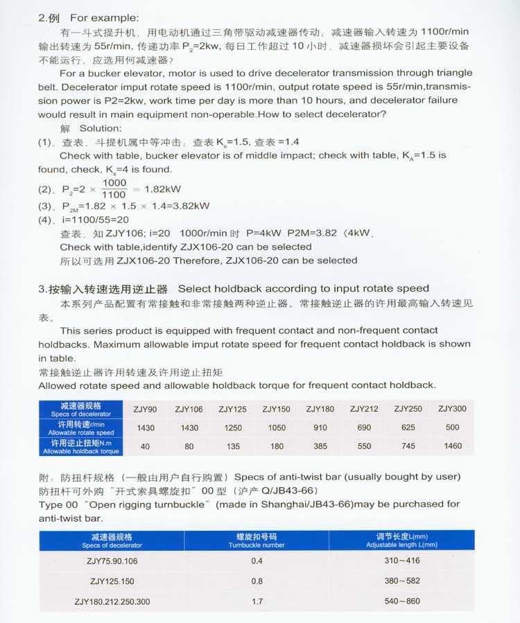 ZJY型軸裝式圓柱齒輪減速器