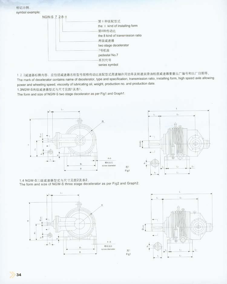 NGW-S型行星齒輪減速器