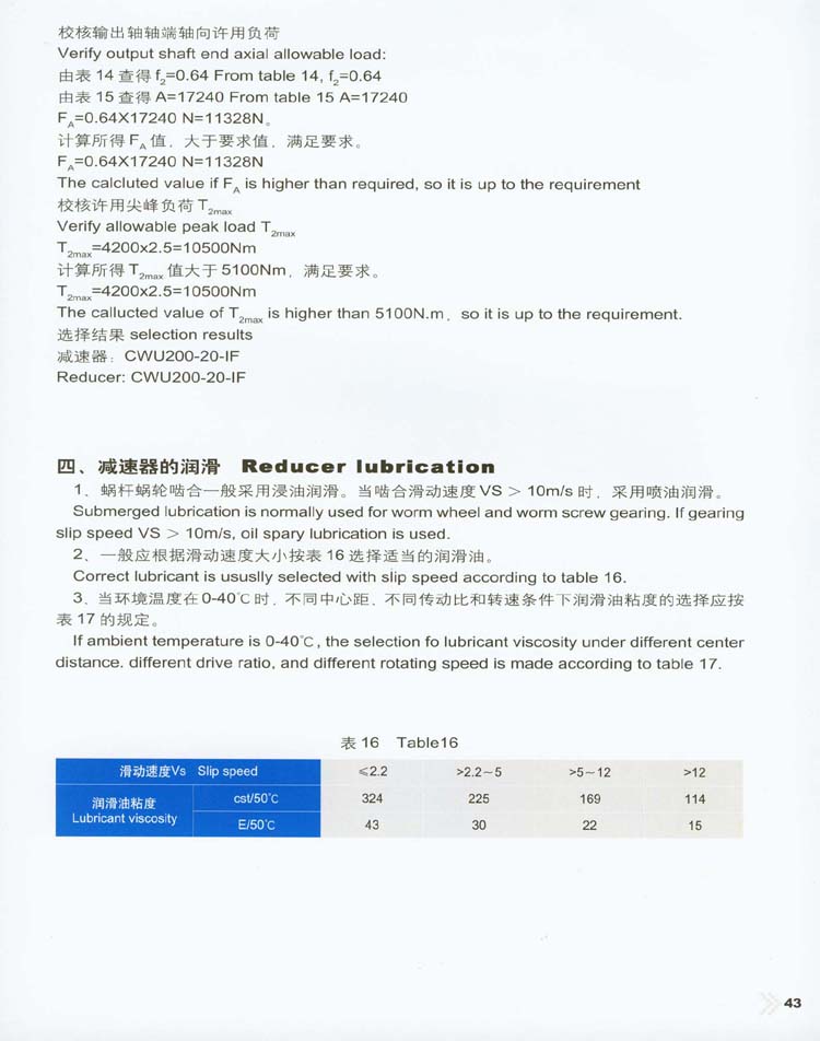 CW圓弧齒圓柱蝸杆減速器